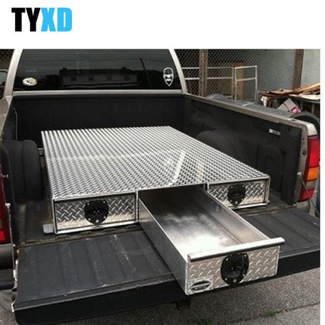 vintage metal truck box|metal toolbox for truck bed.